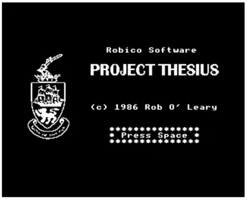 Project Thesius - Rick Hanson Part 2 (1986)(Robico)[h TSTH] screen shot title